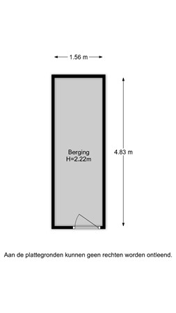 Floorplan - Wageningseberg 102, 3524 LS Utrecht