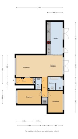 Floorplan - Werkspoorplein 1, 3553 GP Utrecht