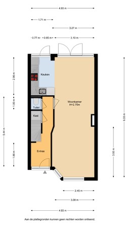 Floorplan - Sweder van Zuylenweg 54, 3553 HG Utrecht