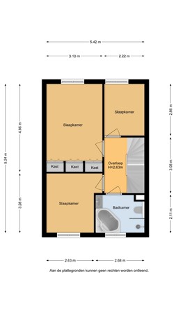 Floorplan - Kerrieweg 37, 3541 RM Utrecht