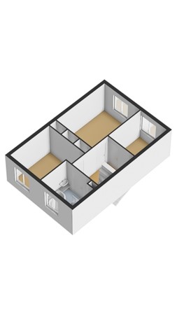 Floorplan - Kerrieweg 37, 3541 RM Utrecht