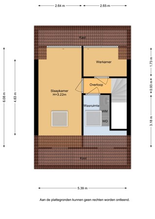 Floorplan - Kerrieweg 37, 3541 RM Utrecht