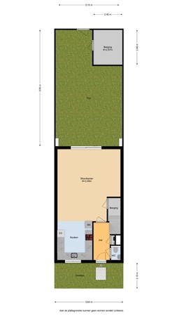 Floorplan - Kerrieweg 37, 3541 RM Utrecht