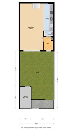 Floorplan - Leo Fallplantsoen 43, 3543 HG Utrecht