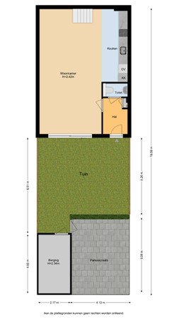 Floorplan - Leo Fallplantsoen 43, 3543 HG Utrecht