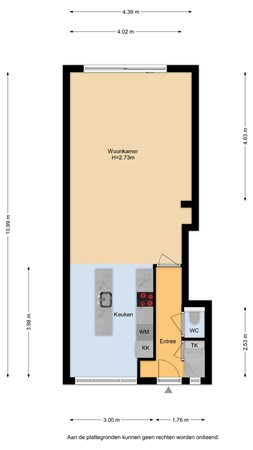 Floorplan - Hermannus Elconiusstraat 84, 3553 VH Utrecht