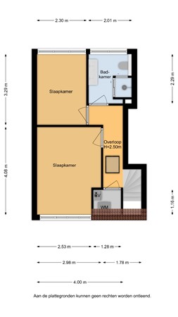Floorplan - Hermannus Elconiusstraat 84, 3553 VH Utrecht