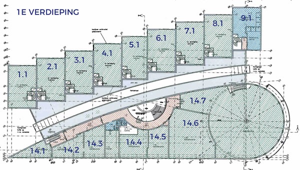 Arlandaweg 92, 1043 EX Amsterdam - Plattegrond 2. 1e verdieping.jpg