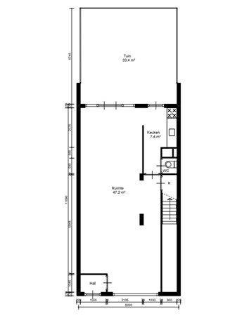 Hoofdweg 184H, 1057 DD Amsterdam - Plattegrond JPG.jpg