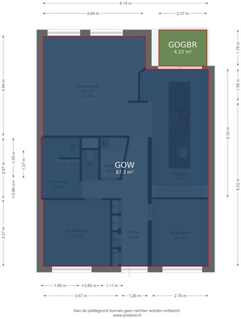 Grote Krocht 6, 2042 LW Zandvoort - Appartement - markings.jpg