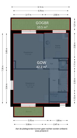 Thorbeckestraat 29, 2042 GL Zandvoort - Eerste verdieping markings.jpg