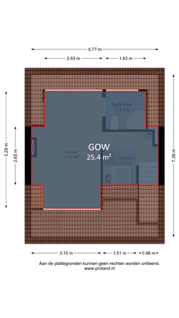 Thorbeckestraat 29, 2042 GL Zandvoort - Tweede verdieping markings.jpg