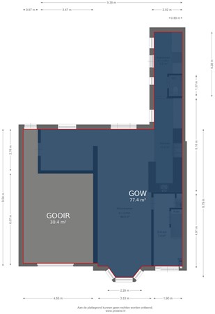 President Steijnstraat 13, 2021 VA Haarlem - Begane grond - markings.jpg