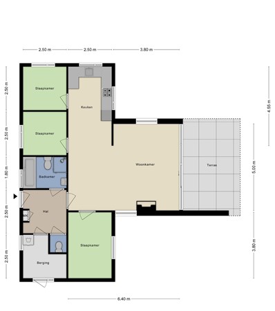 West aan Zee 144, 8881 HB West-Terschelling - plattegrond bgg.jpg