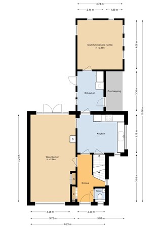 Driehoek 21, 6711 DH Ede - Begane grond - 2D.jpg