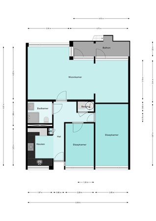 Anna van Burenlaan 16, 6713 NJ Ede - plattegrond_AvB16_2D.jpeg