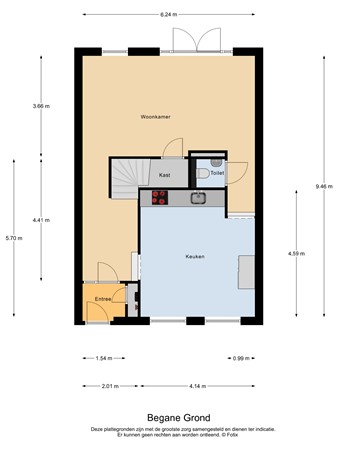 Akulaan 44, 6717 XN Ede - Begane_Grond.jpg