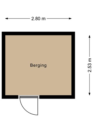 Bauerstraat 23, 6717 NK Ede - Berging - 2D.jpg