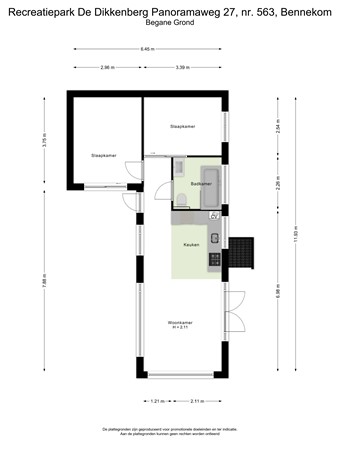 Panoramaweg 27R563, 6721 MK Bennekom - Begane_Grond.jpg
