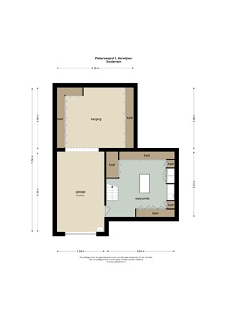 Floorplan - Pieterswaard 1, 4171 LJ Herwijnen