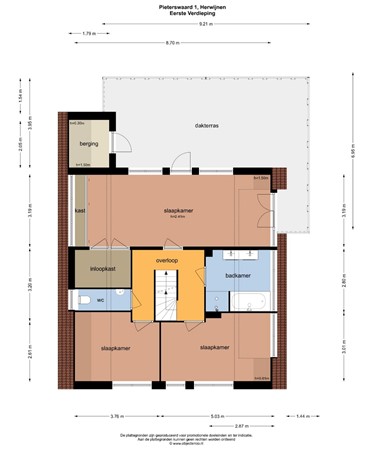 Floorplan - Pieterswaard 1, 4171 LJ Herwijnen