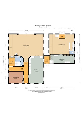 Floorplan - Neerijnense Mark 8, 4182 SB Neerijnen