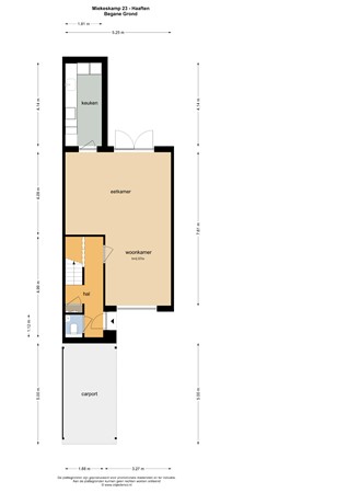 Floorplan - Miekeskamp 23, 4175 EC Haaften