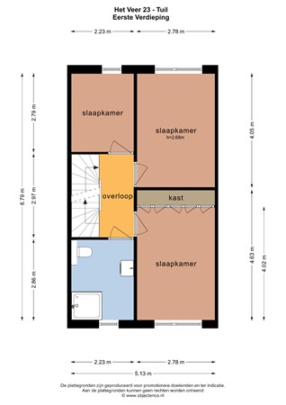 Floorplan - Het Veer 23, 4176 BX Tuil