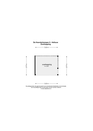 Floorplan - De Hoenderkampen 5, 4174 HD Hellouw