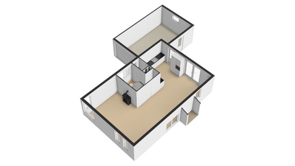 Floorplan - Thorbeckestraat 17, 4191 HH Geldermalsen