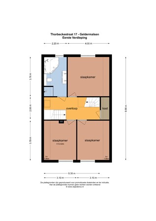 Floorplan - Thorbeckestraat 17, 4191 HH Geldermalsen