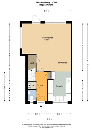 Floorplan - Tuilseveldweg 2, 4176 BZ Tuil