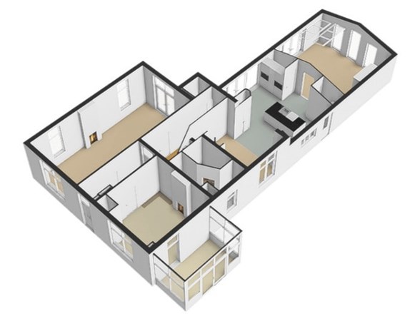 Floorplan - Weverstraat 30, 4061 AP Ophemert