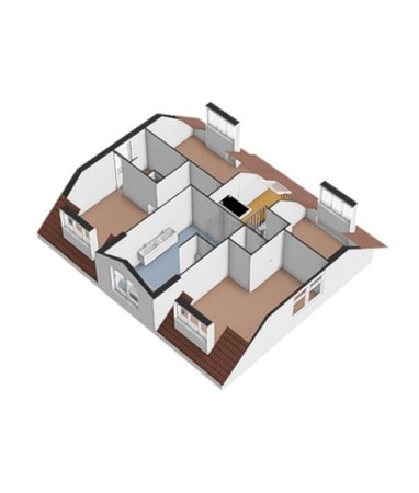 Floorplan - Weverstraat 30, 4061 AP Ophemert