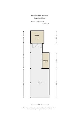 Floorplan - Weverstraat 30, 4061 AP Ophemert