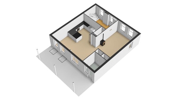 Floorplan - Rij- en Uitweg 10A, 4171 CN Herwijnen