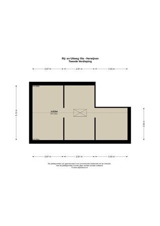 Floorplan - Rij- en Uitweg 10A, 4171 CN Herwijnen