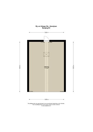 Floorplan - Rij- en Uitweg 10A, 4171 CN Herwijnen