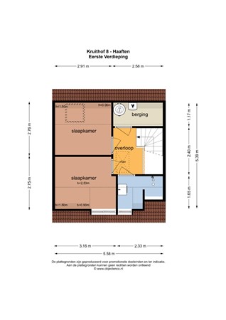 Floorplan - Kruithof 8, 4175 AT Haaften