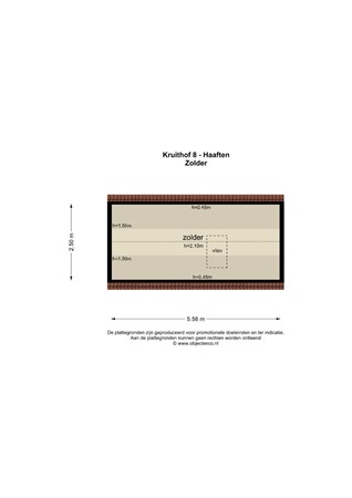 Floorplan - Kruithof 8, 4175 AT Haaften