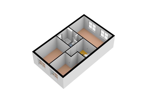 Floorplan - Kuilenburgsekade 42, 4176 CC Tuil