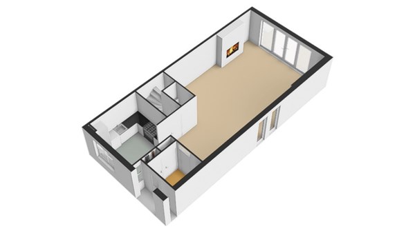 Floorplan - Notarisappel 151, 4007 ZD Tiel