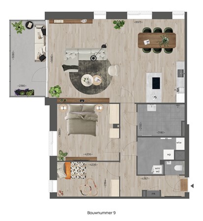 Floorplan - Havenstraat Bouwnummer 9, 4176 BW Tuil