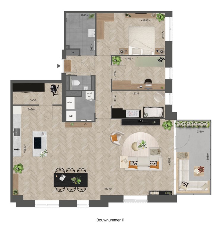 mediumsize floorplan