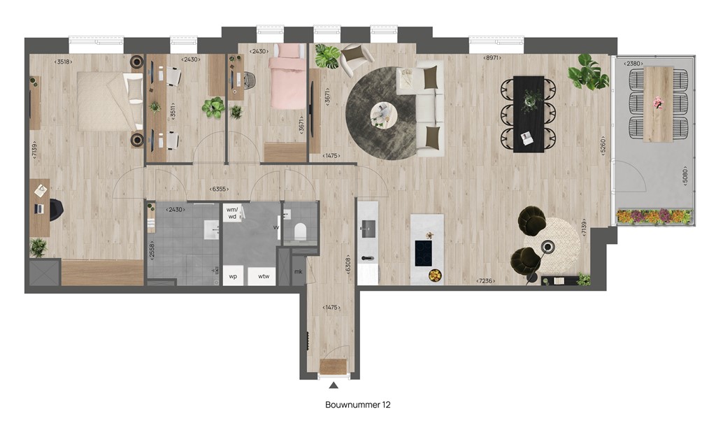 mediumsize floorplan