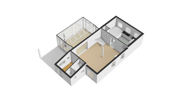 Floorplan - Waalbandijk 110, 4063 CD Heesselt