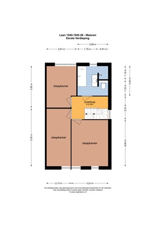 Floorplan - Laan 1940-1945 88, 4194 VH Meteren
