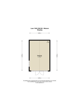 Floorplan - Laan 1940-1945 88, 4194 VH Meteren