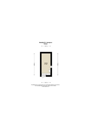 Floorplan - Waaldijk 55, 4171 CB Herwijnen
