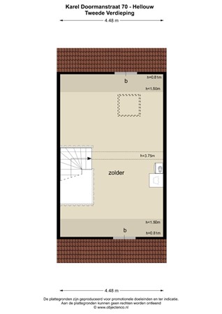 Floorplan - Karel Doormanstraat 70, 4174 GK Hellouw
